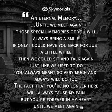 An eternal memory